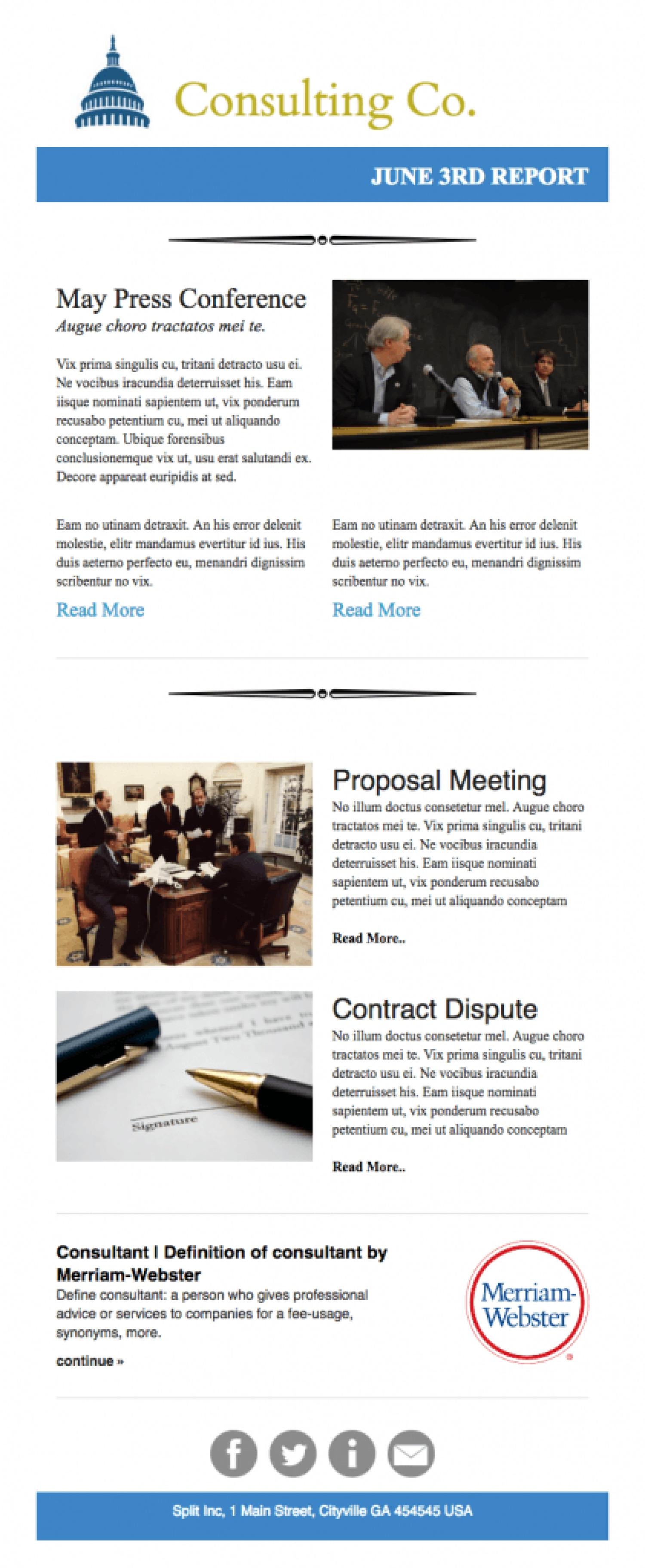 flashissue email newsletter template