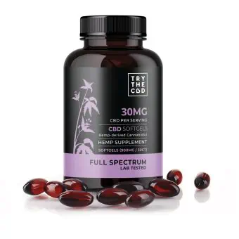 Full-spectrum CBD softgels